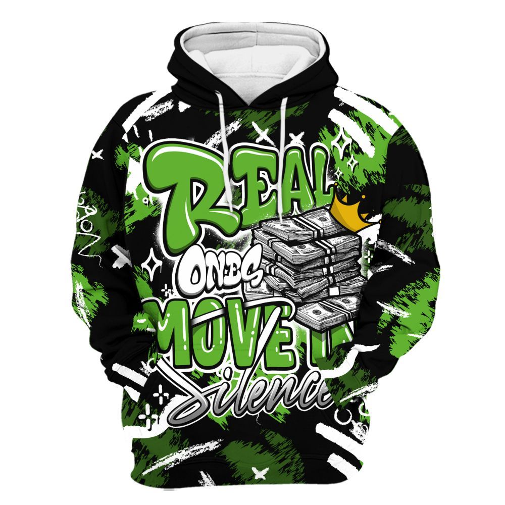 Hoodie To Match Air Foamposite One Volt - Real Ones Move In Streetwear All Over Print