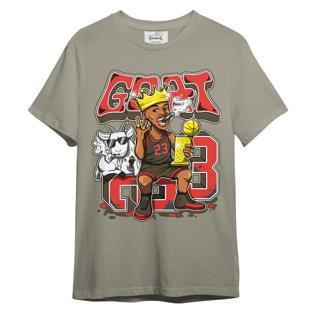 Shirt To Match Olive 9s - G.O.A.T Number 23 Unisex Shirt