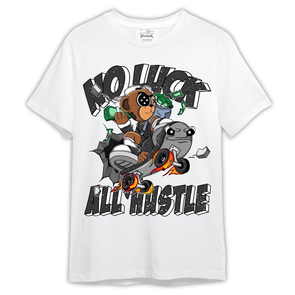 Shirt To Match Reverse Black White 6s - No Luck Hustle Shirt Outfit