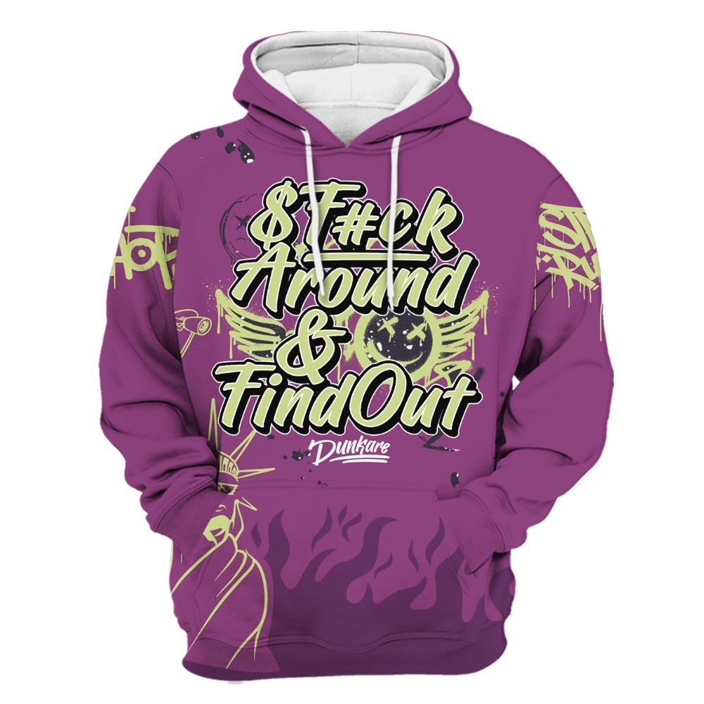 Hoodie To Match Ja 2 Staregazer - Graphic Fck Around Find Out All Over Print