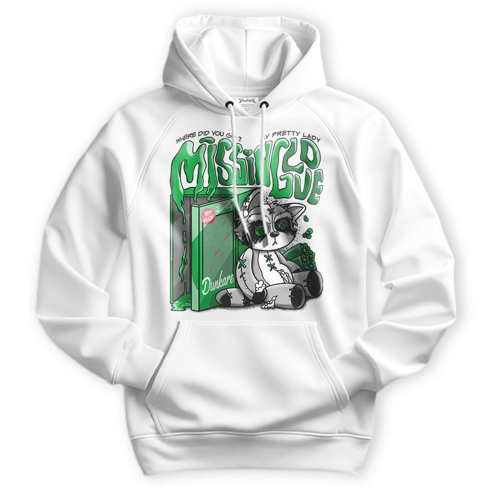 Sweatshirt To Match Hoodie Missing Love Raccoon, Lucky Green 5s, To Match Sneaker Lucky Green 5s DNY