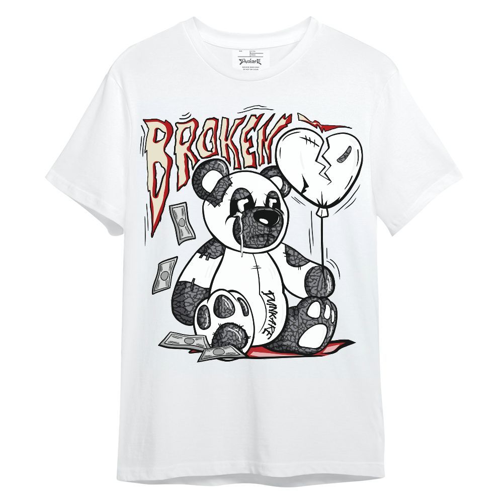 Shirt To Match Cement Grey 3s - Broken Bear Shirt Unisex Oufit Unisex Shirt