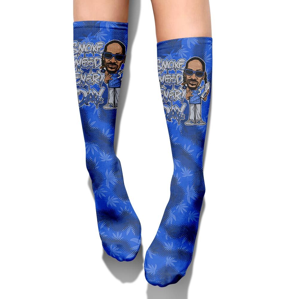 Sock To Match Air Foamposite One Royal - Smoking Every Day Graphic Weeding Art