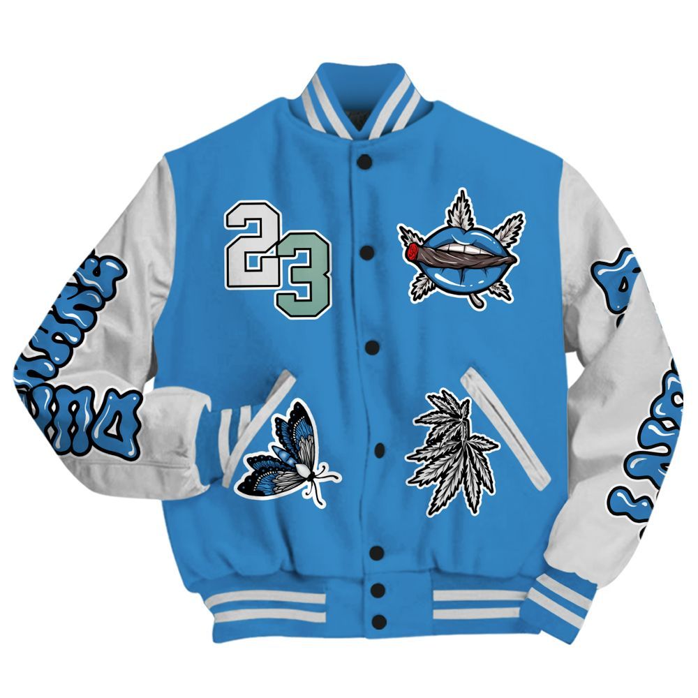Varsity Jacket To Match Low Carolina 17s - Bluntz Unique All Over Print
