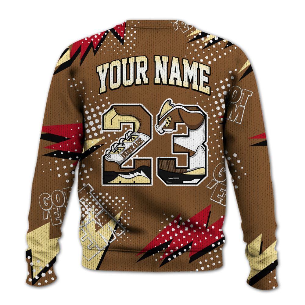 Knitted Sweater To Match Air Max 90 Escape - Custom Name Number 23 5s