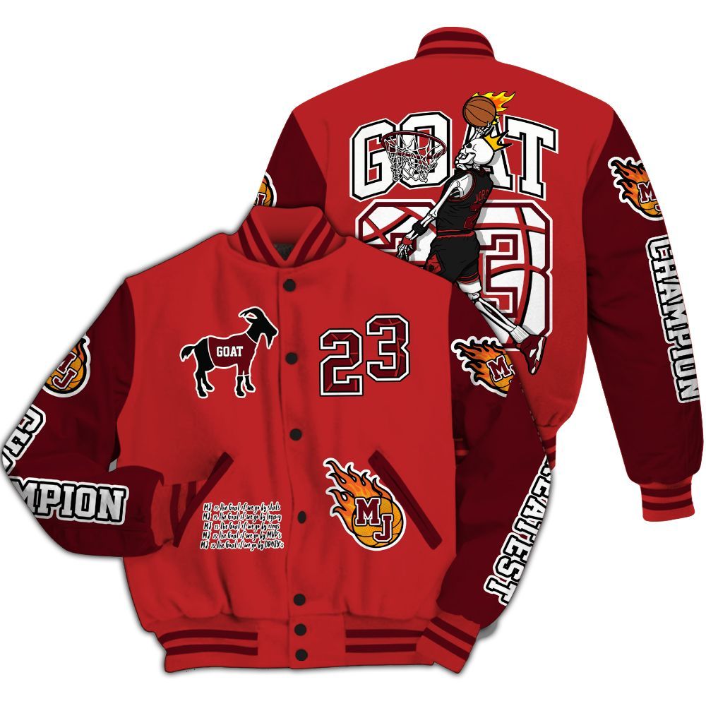 Varsity Jacket To Match Kobe 9 Elite Christmas - 23 G.0.A.T Jump Up Basketball All Over Print