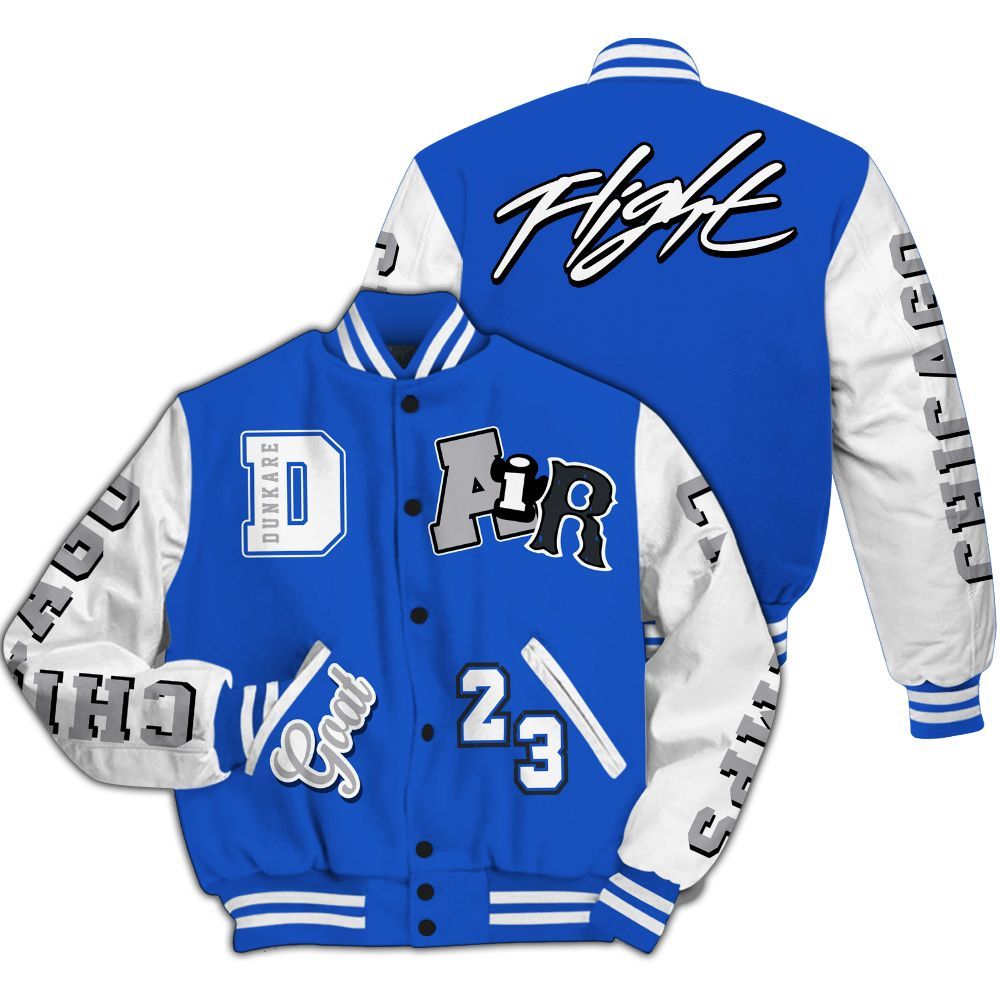 Varsity Jacket To Match Retro Stealth 5s - AIR Number 23 GOAT All Over Print
