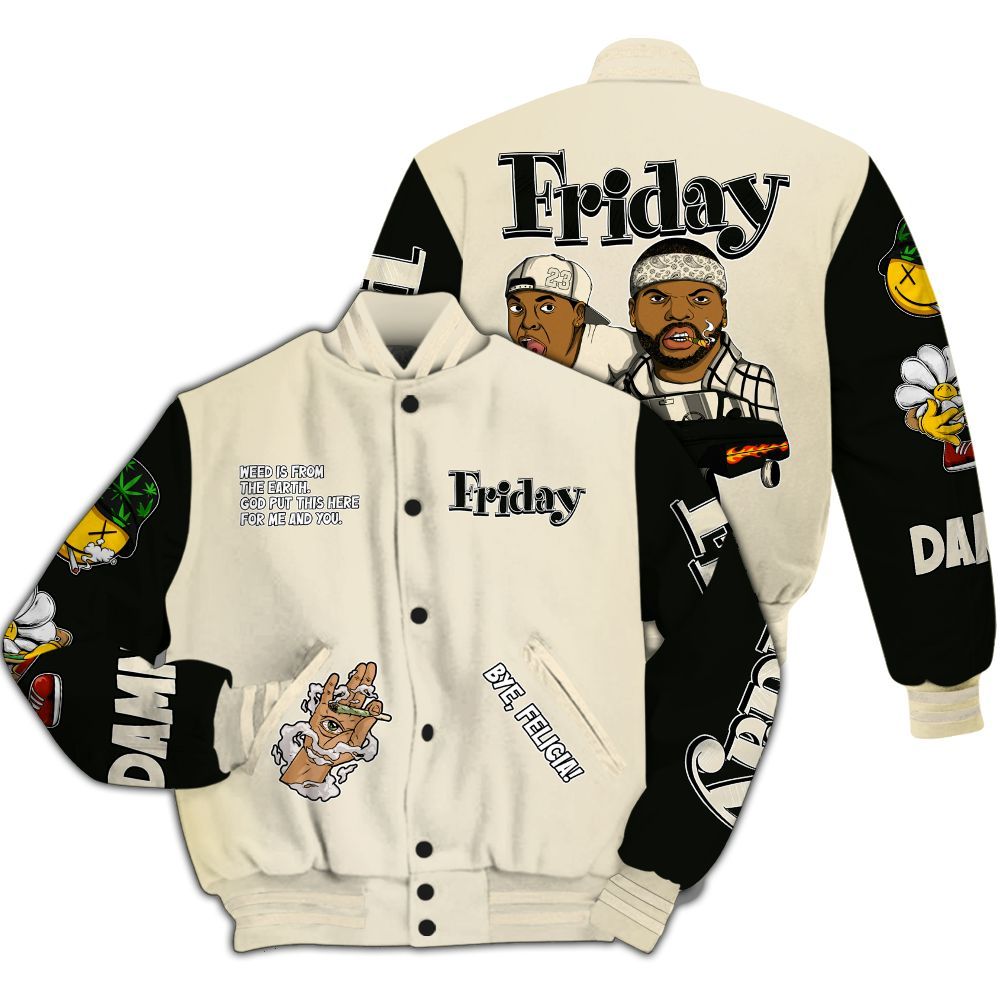 Varsity Jacket To Match Retro Low OG Nitro 1s - Friday Sneaker Stress Style All Over Print
