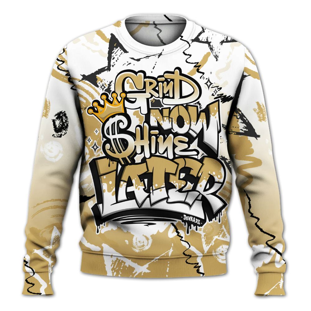 Sweatshirt To Match Craft Paris 6s - Grind Shine Later Drip All Over Print
