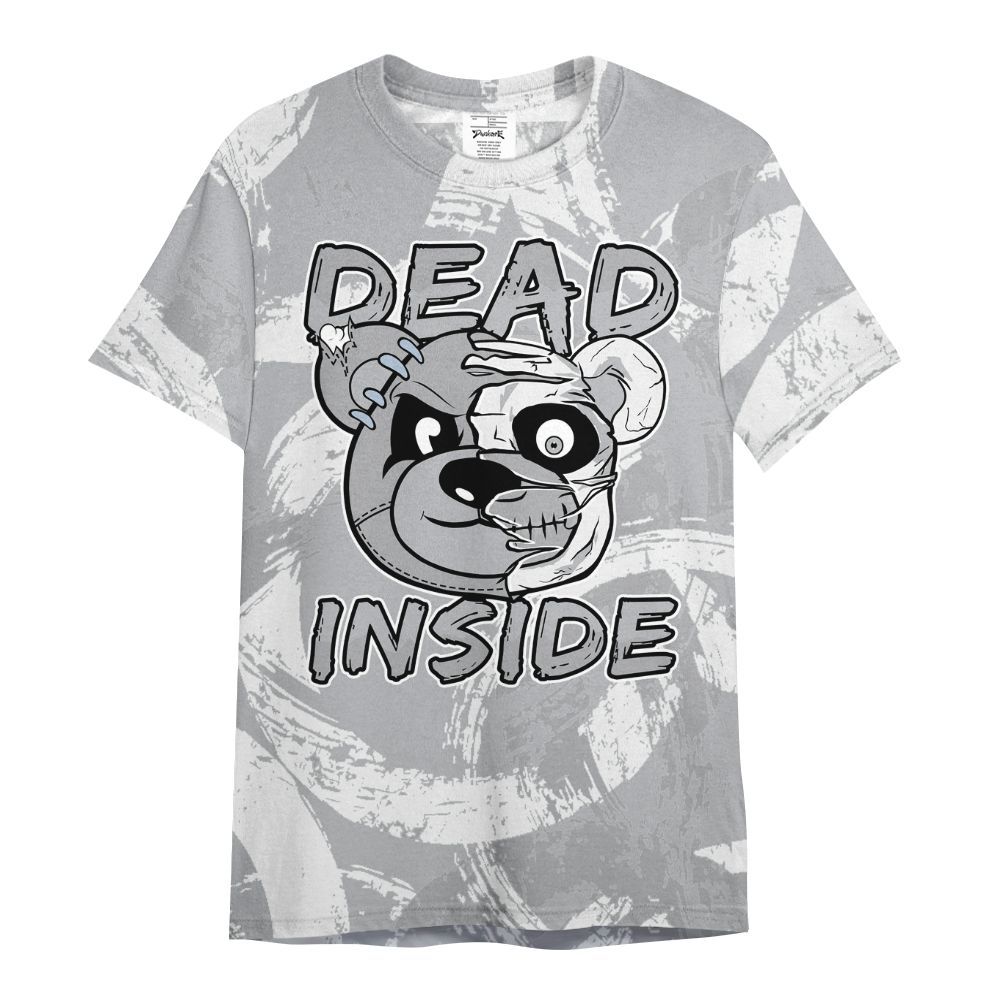 Shirt To Match Low OG Wolf Grey 1s - Lifeless Bear Circle Slpash All Over Print