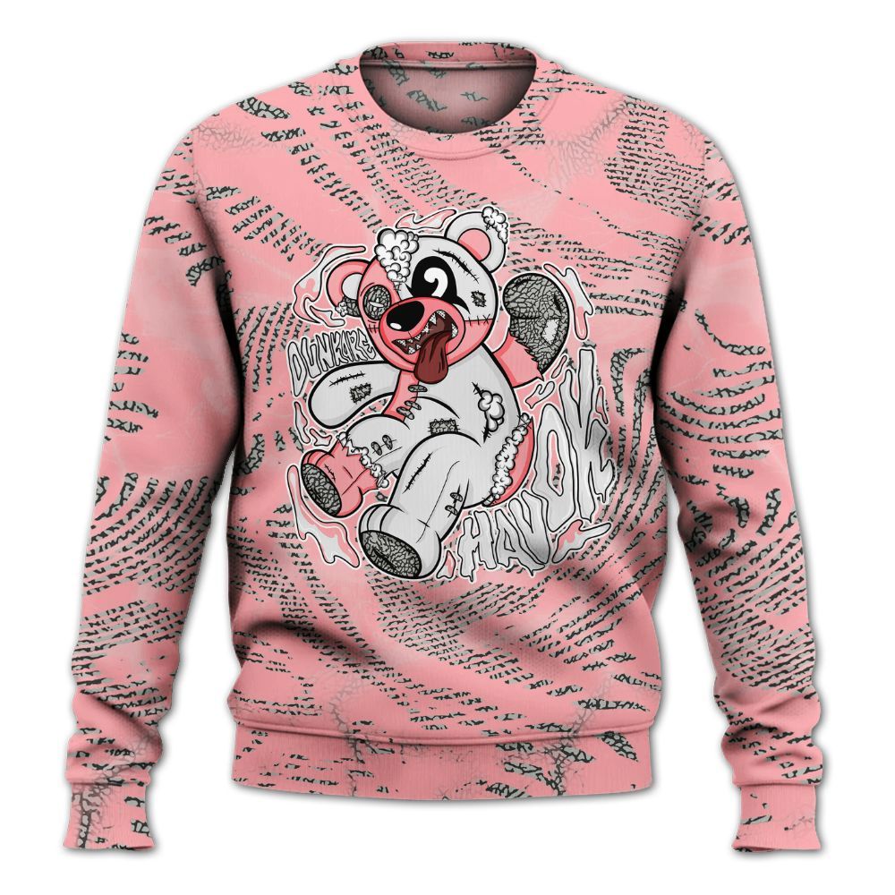 Sweatshirt To Match Retro Wings 3s - Havok Bear All Over Print