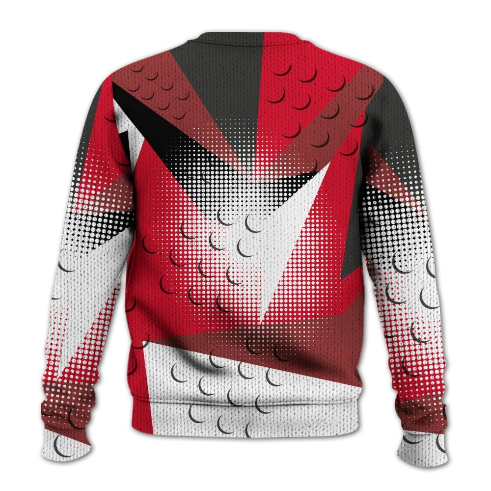 Knitted Sweater To Match Air Max Sunder Gore Tex Fire Red - Poly Custom Name Number 23 5s
