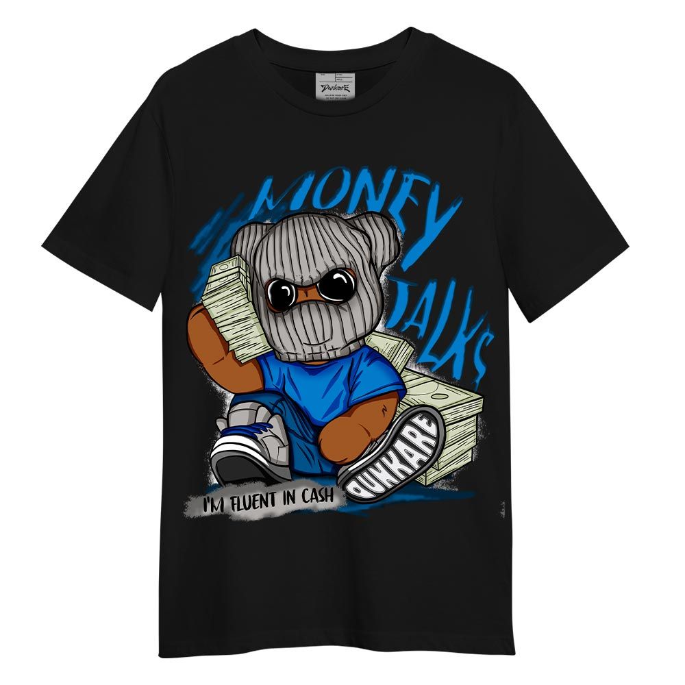 Shirt To Match T-Shirt Money Talk, Military Blue 4s T-- To Match Sneaker Military Blue 4s, T-Shirt 1604 NCMD