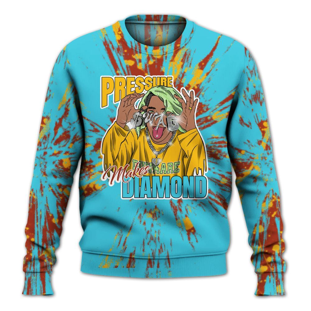 Sweatshirt To Match SB Dunk Di'Orr Greenwood - Pressures Makes Sweatshirt To Match Lux All Over Print