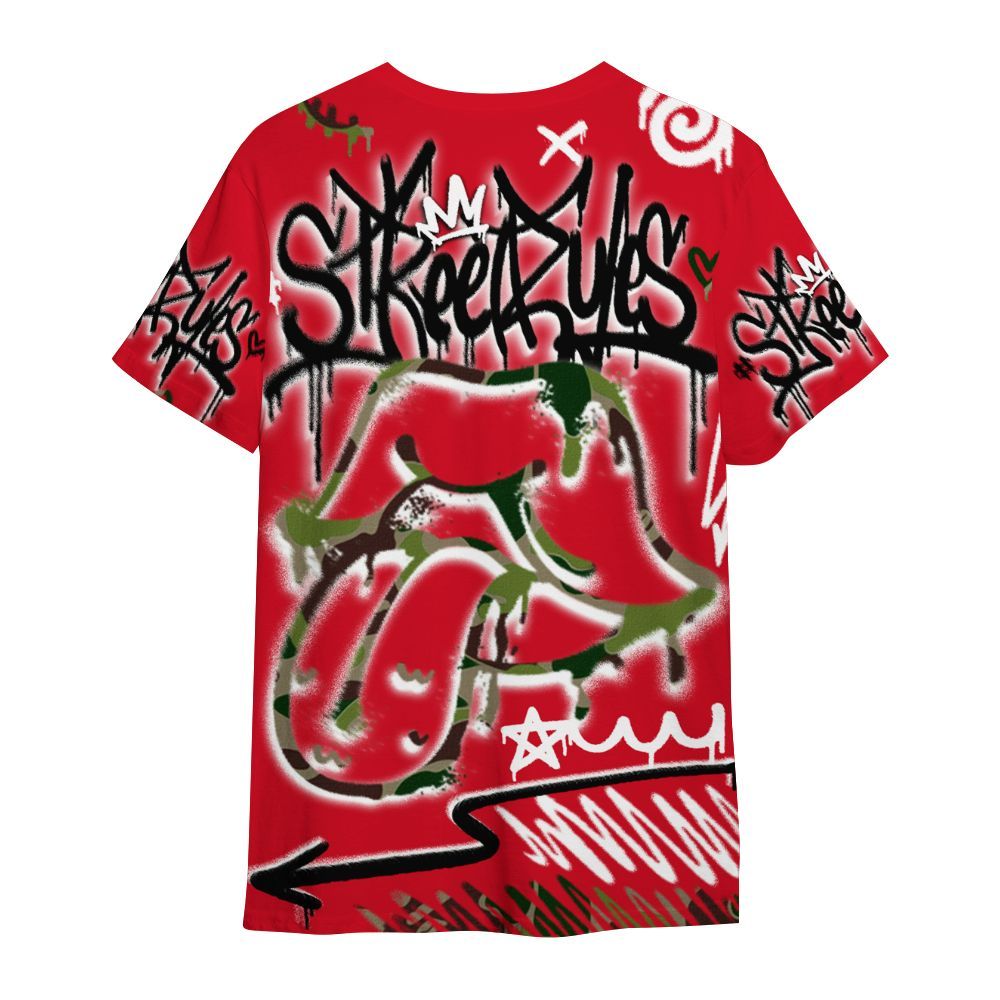 Shirt To Match Air Max 90 Duck Camo Red - Break Rules Streetwear All Over Print