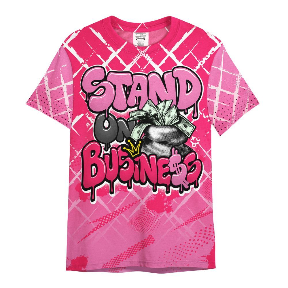 Dunkare Air VaporMax Plus Triple Pink Shirt, Halftone Stand Business Dripping All Over Print Unisex Shirt