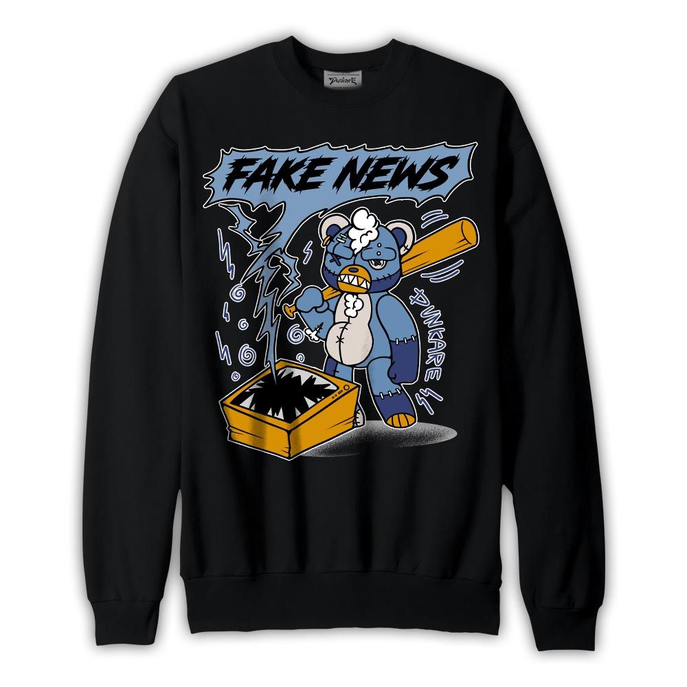 Sweatshirt To match High OG First In Flight 1s Sweatshirt - False News Hugz Graphic
