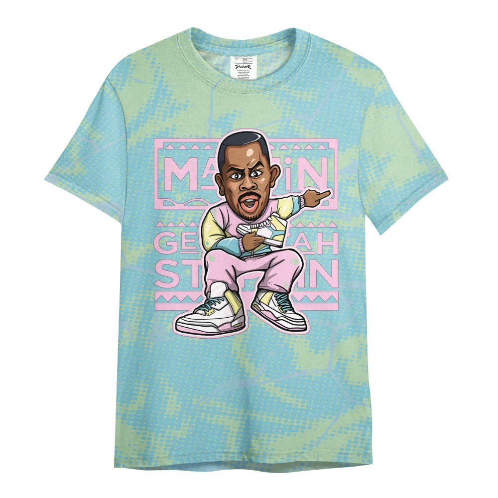 Shirt To Match SB Dunk Low Visty - Get Tag Sneakers Steppin' Graphic Crack All Over Print