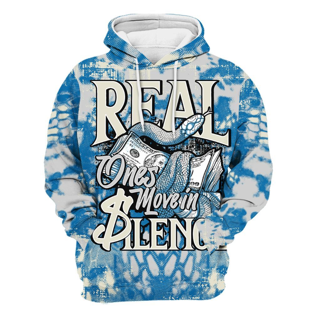 Hoodie To Match Rare Air 3s - Snake Move In Silence All Over Print