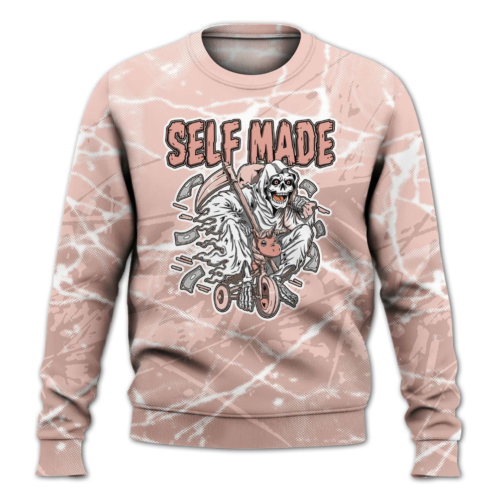 Sweatshirt To Match Low Legend Pink 11s - Self Make Skeleton Profound All Over Print