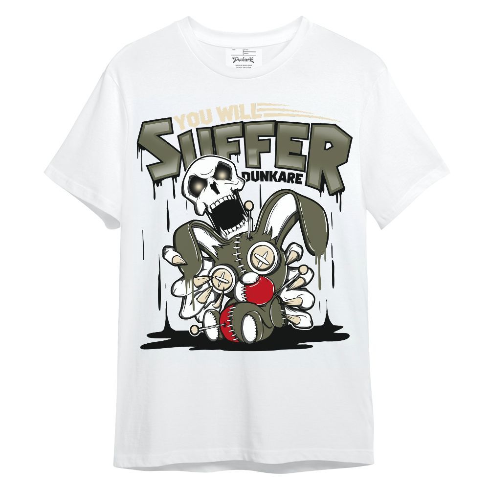 Shirt To Match Travis Scott Low OG Medium Olive 1s - You Will Suffer Unisex Shirt