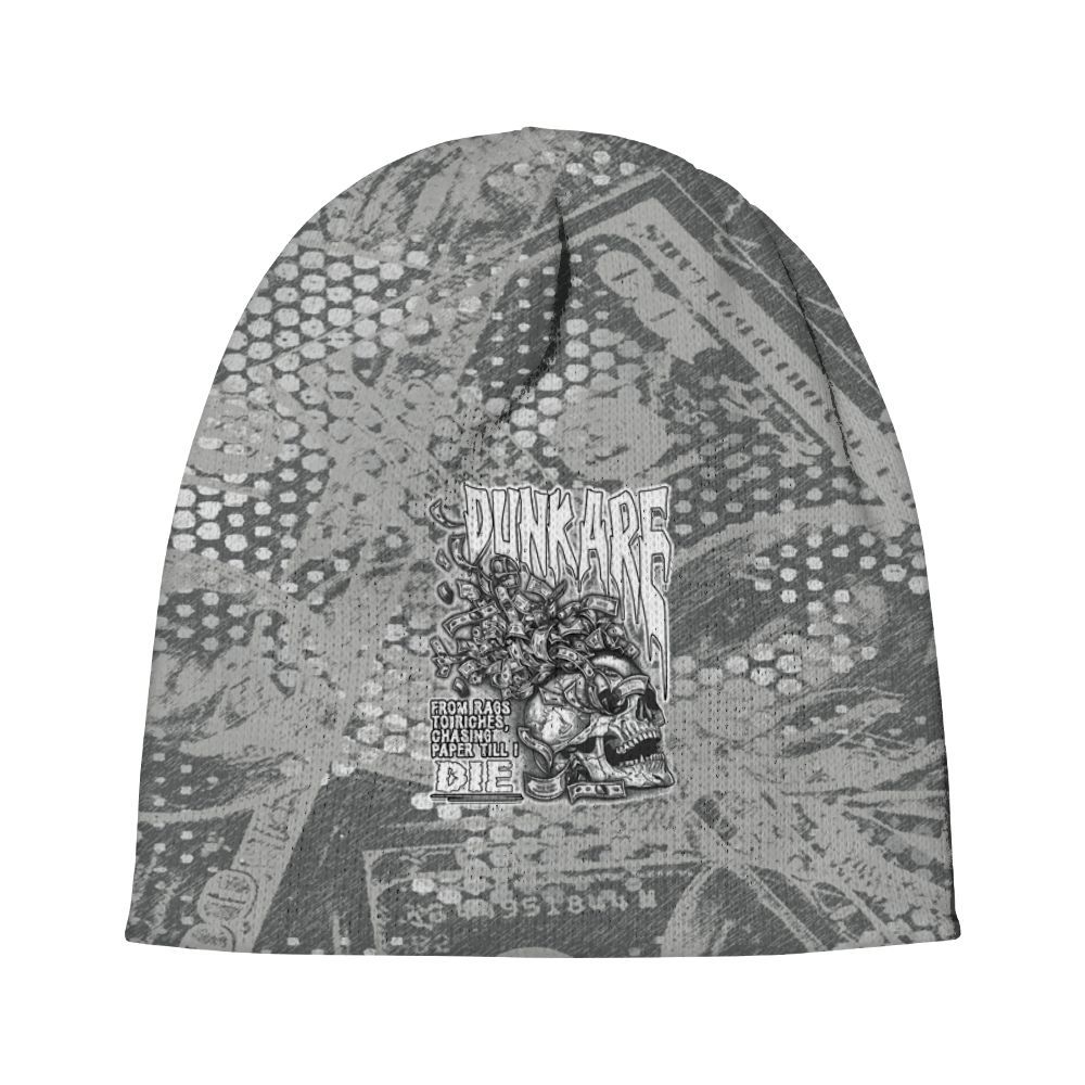 Beanie Hat To Match Retro Wet Cement 4s - From Rags To Riches Graphic