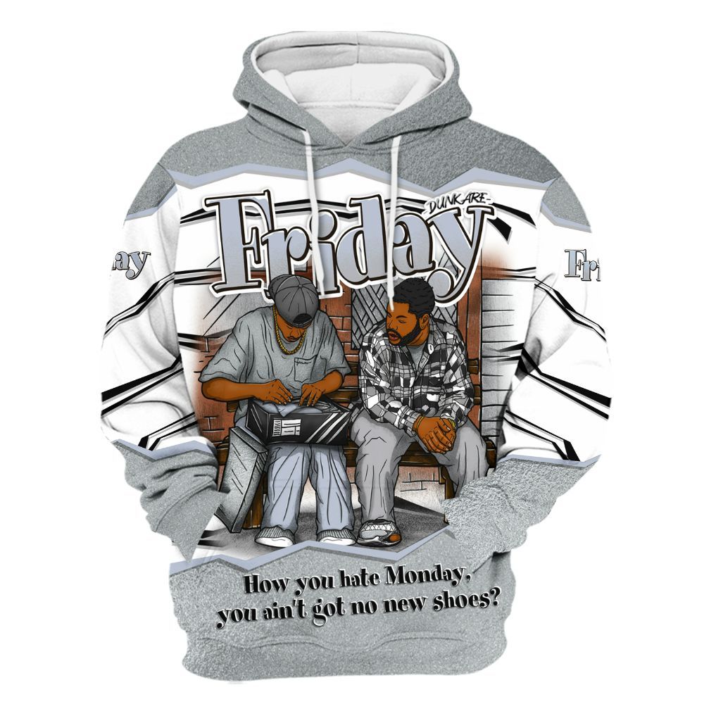 Hoodie To Match White Metallic 2026 5s - Friday Movie 90s TV All Over Print