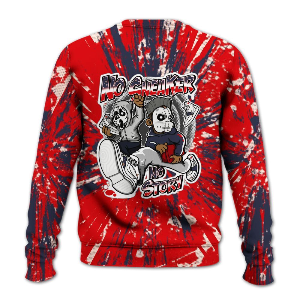 Sweatshirt To Match Low OG Howard University 1s - Sneakers Make Story Graphic Luxury All Over Print