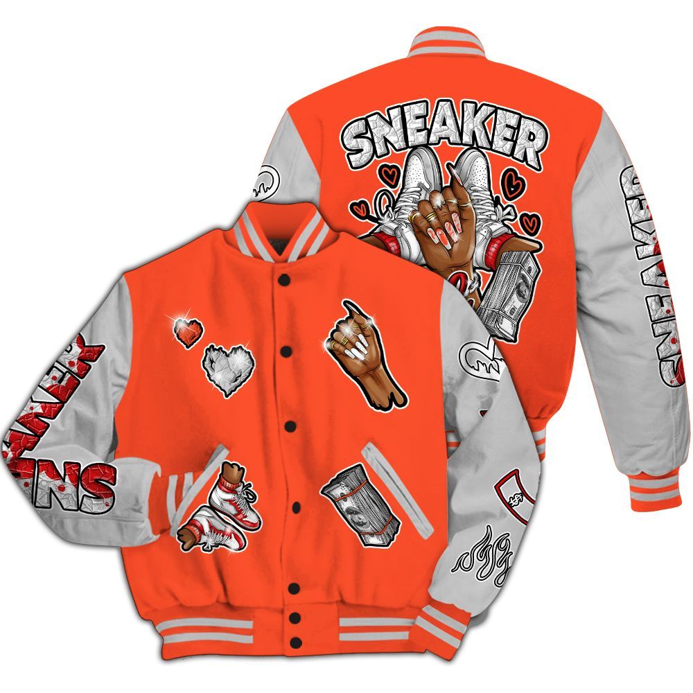 Varsity Jacket To Match Air Max 1 86 Cosmic Clay - Sneakerz Girlz All Over Print