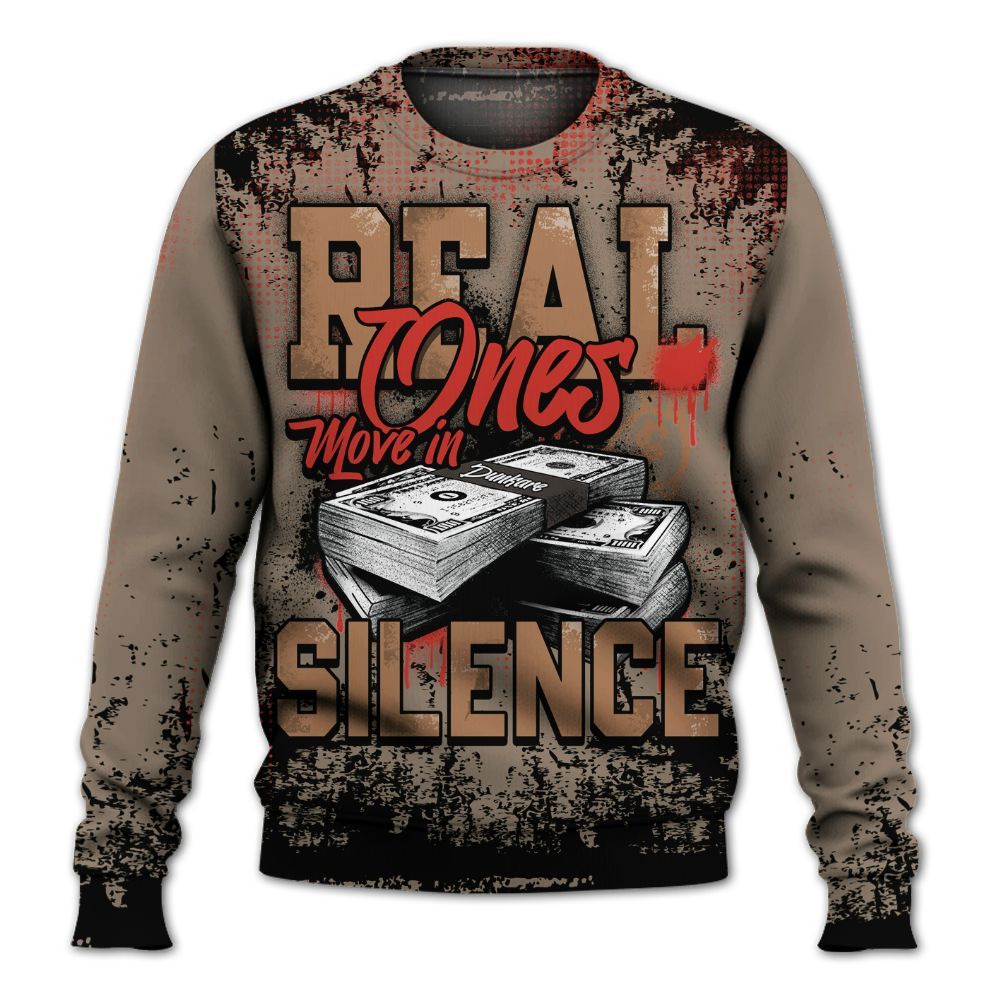 Sweatshirt To Match Air Max Rocky Distressed - Move In Silence Money Street Retro All Over Print