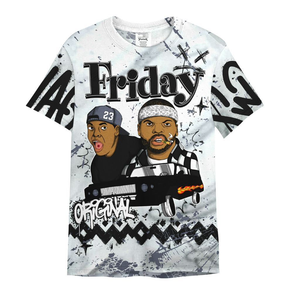 Shirt To Match Air Foamposite Jin Kazama - Friday Sneaker Crayon All Over Print