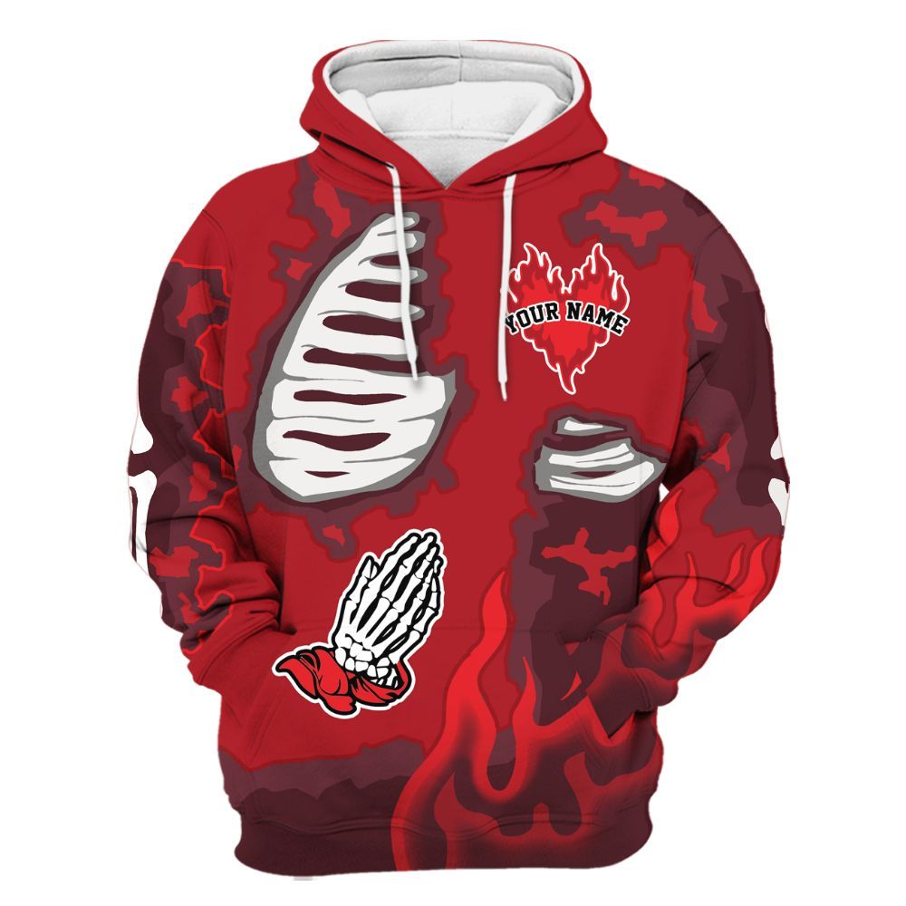Hoodie To Match Air DT Max 96 Love Letter - Dislike Us Burning Custom Name All Over Print