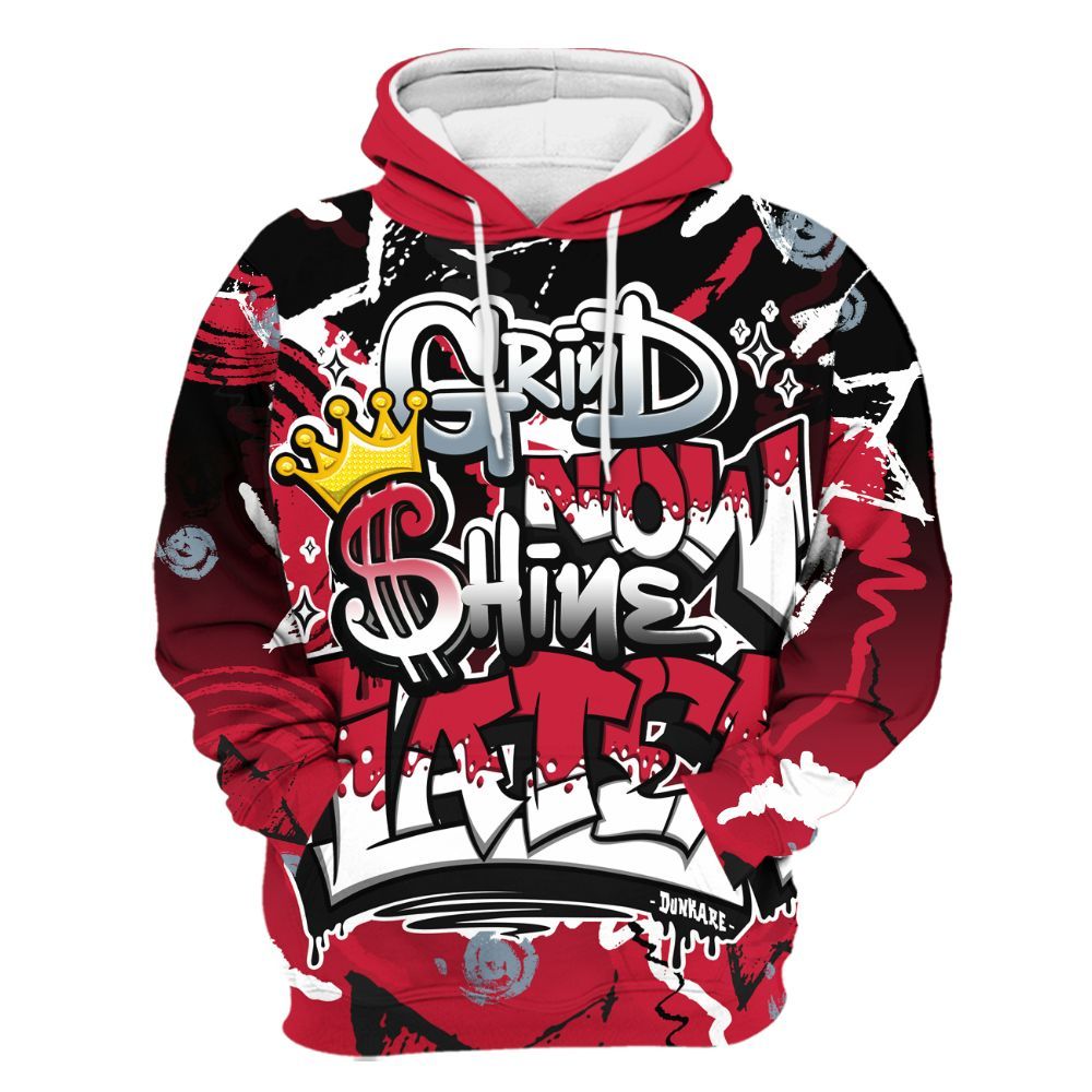 Hoodie To Match Retro Infrared Salesman 6s - Grind Shine Later Drip All Over Print