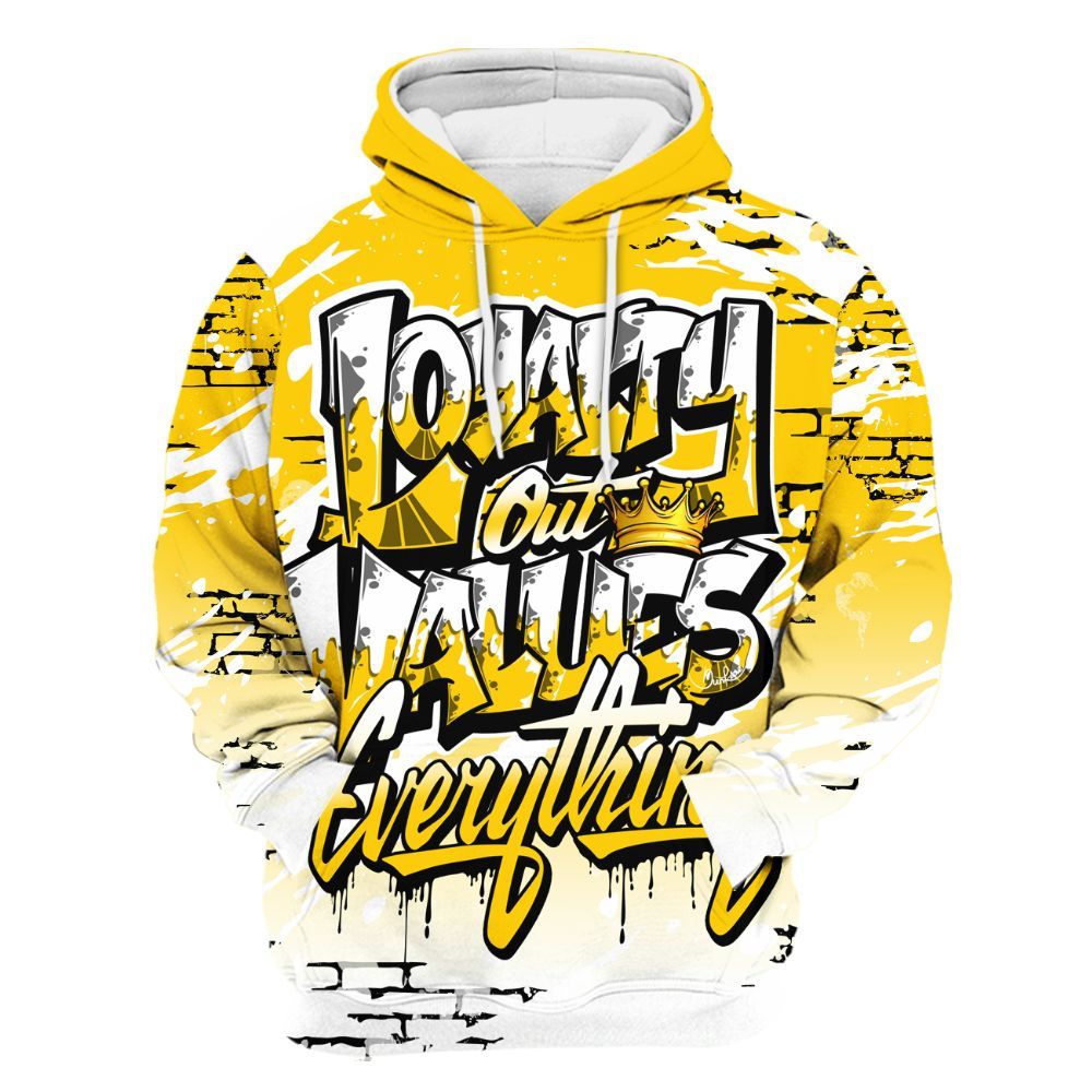 Hoodie To Match Corteiz Air Max 95 Tour Yellow - Values Of Loyalty Drip All Over Print