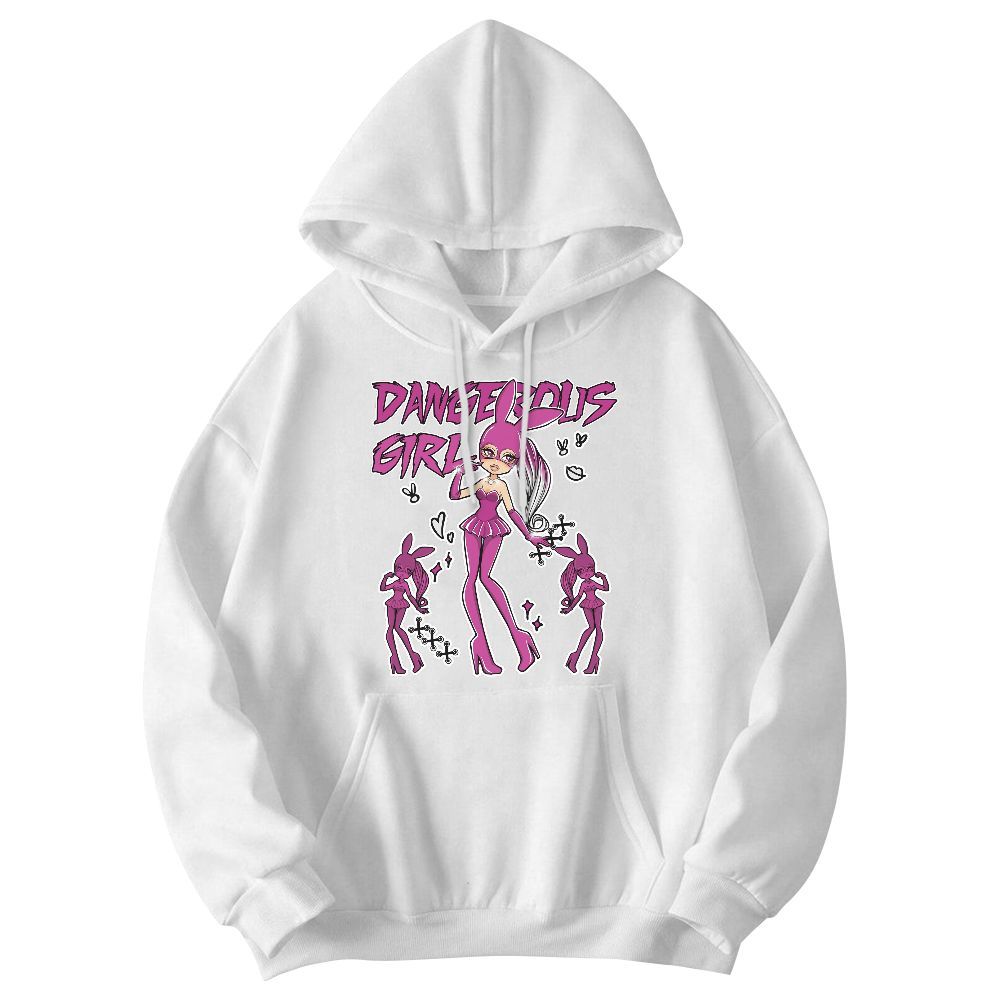 Sweatshirt To Match Dunk Low Active Fuchsia - Dangerous.Girl Graphic