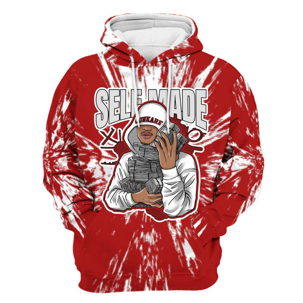 Hoodie To Match Red Taxi 12s - Selfmade Lux All Over Print