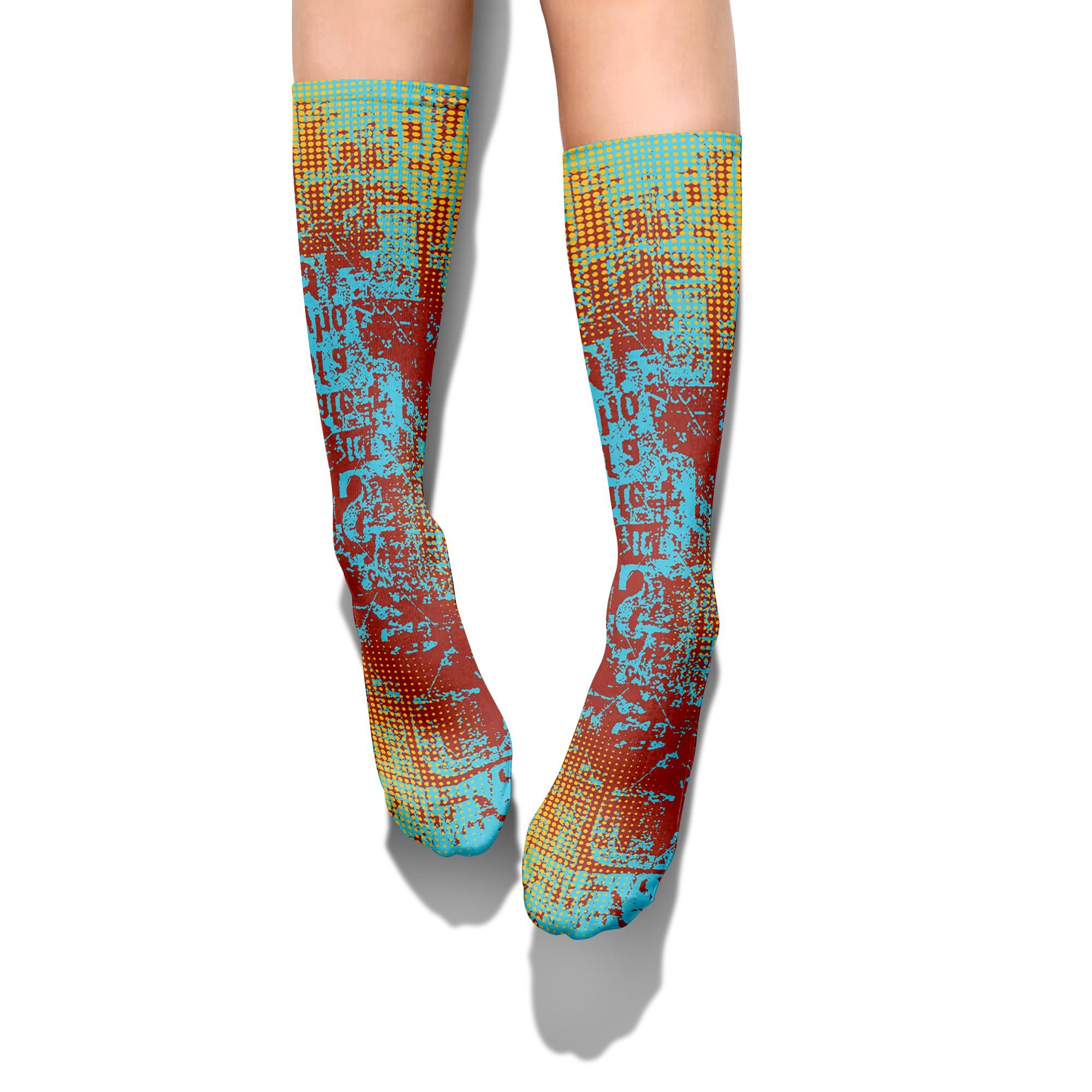 Sock To Match SB Dunk Di'Orr Greenwood - Glitch Text Graphic Unisex