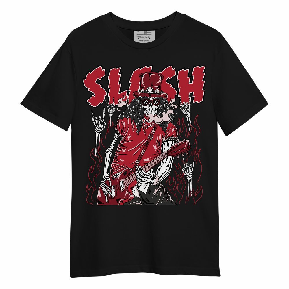 Shirt To Match Red Flint 13s - Slash Skeleton Unisex Shirt
