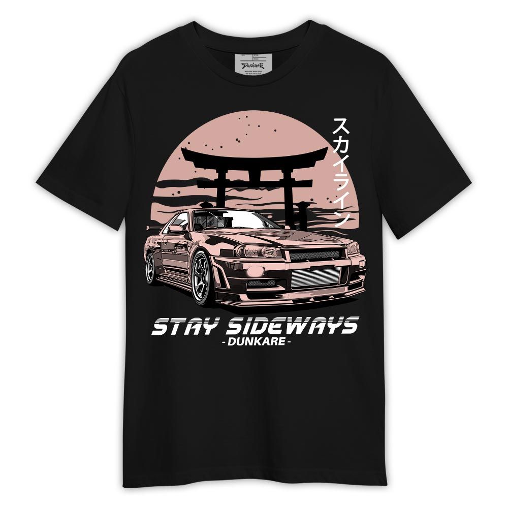 Shirt To Match Shirt Stay Sideways, Low Legend Pink 11s T-- To Match Sneaker Legend Pink 11s Graphic Tee 2404 LTRP