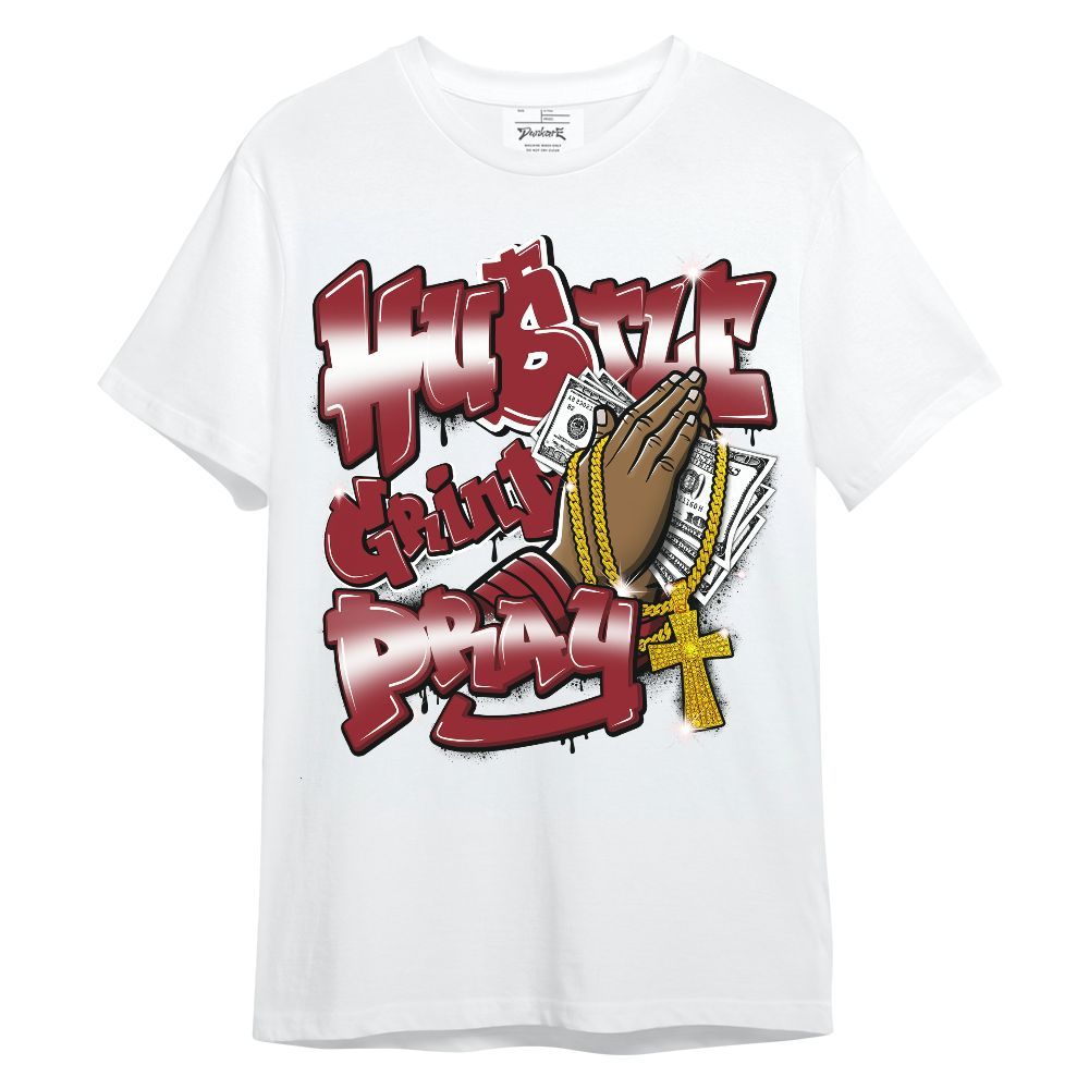 Shirt To Match High Black Toe Reimagined 1s - Hustle, Money Pray Streetwear Unisex Shirt