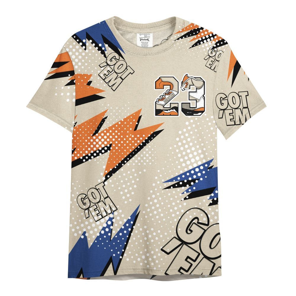 Shirt To Match Air Max 90 Rattan Birch - Custom Name Number 23 5s All Over Print