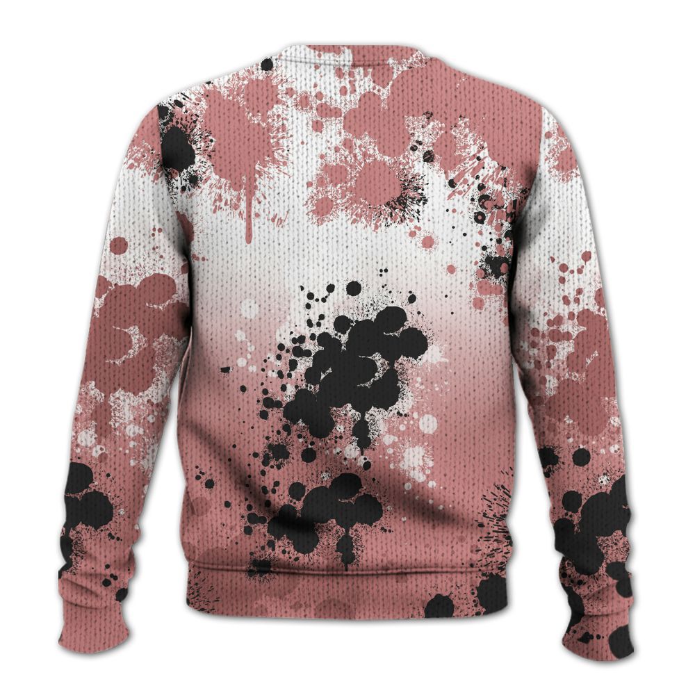 Knitted Sweater To Match Low OG Rust Pink 1s - Trust No One Scary