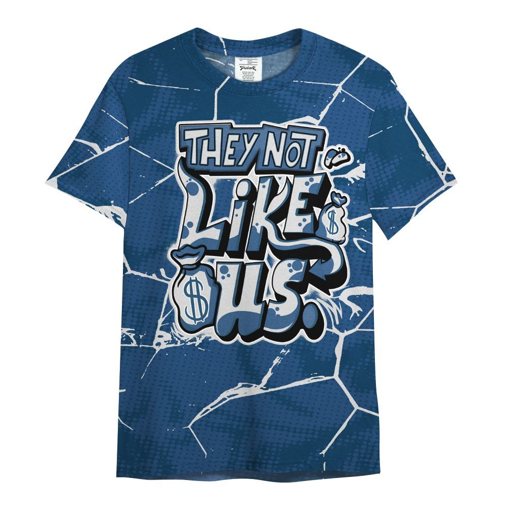 Shirt To Match High OG Midnight Navy 1s - Dislike Us Graphic All Over Print