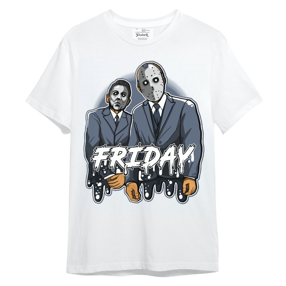 Shirt To Match Low Diffused Blue 11s - Friday Halloween Graphic Unisex Shirt