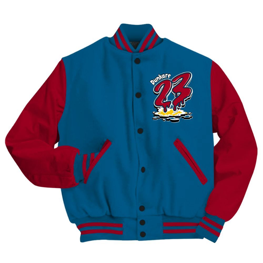 Varsity Jacket To Match GS Messy Room 4s - Custom Name 23 Drip All Over Print