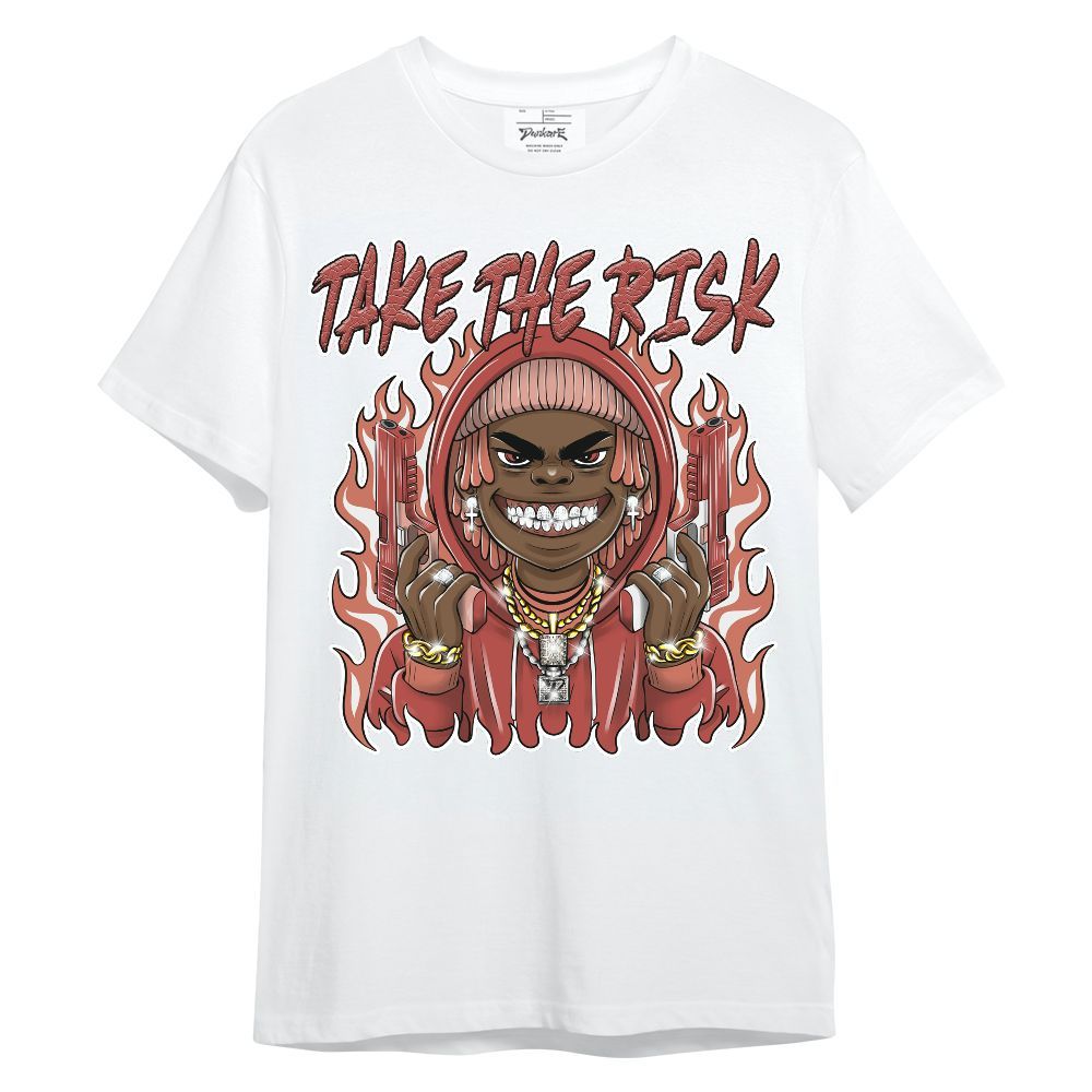 Shirt To Match Dune Red 13s - Take The Risk Unisex Shirt