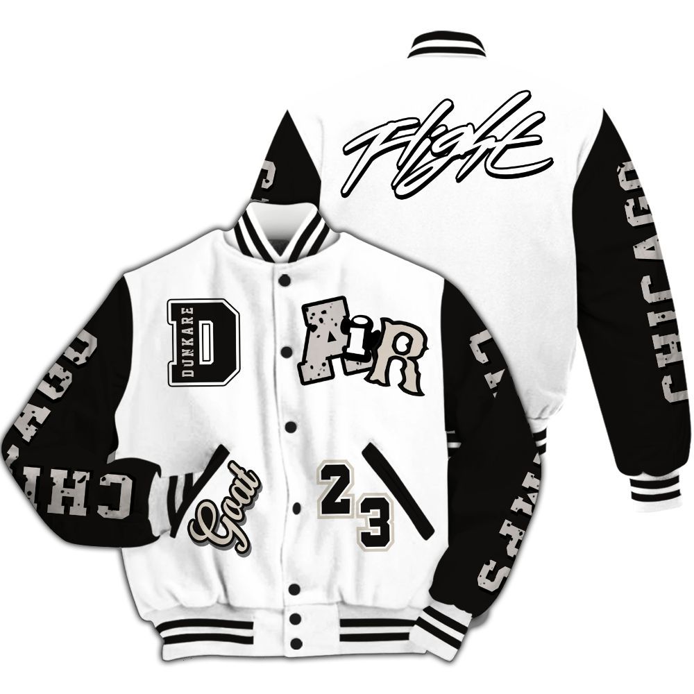 Varsity Jacket To Match Retro Reverse Metallic 5s Shirt, AIR Number 23 GOAT Graphic All Over Print