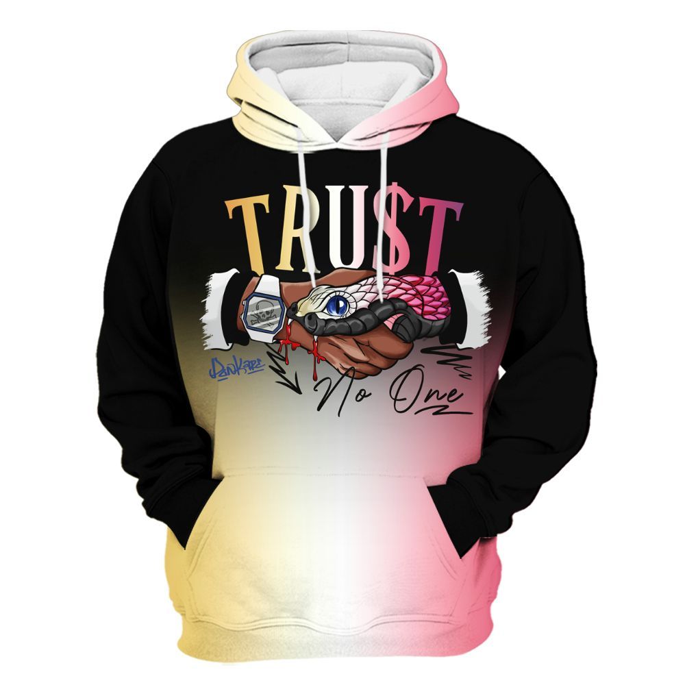 Hoodie To Match Air Griffey Max Los Angeles 1s - Snake Trust No One Drip All Over Print