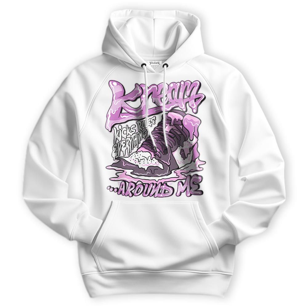 Sweatshirt To Match Hyper Violet 4s Hoodie - Kreamy Graphic Hoodie Unisex