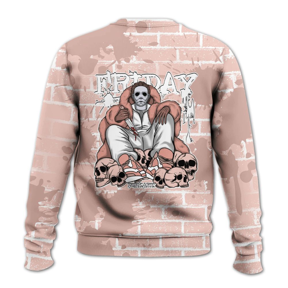 Sweatshirt To Match Low Legend Pink 11s - Friday Brick All Over Print